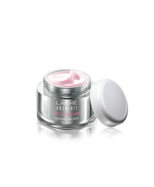 LAKMÉ Absolute Perfect Radiance Brightening Light Day Cream, 50g Daily  Face for Glowing Skin Ultra Lighweight 